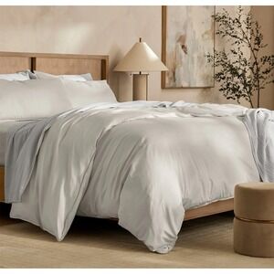 Boll & Branch Signature Vintage Washed Duvet Set F/Q Vintage Mist Blue Gray $379